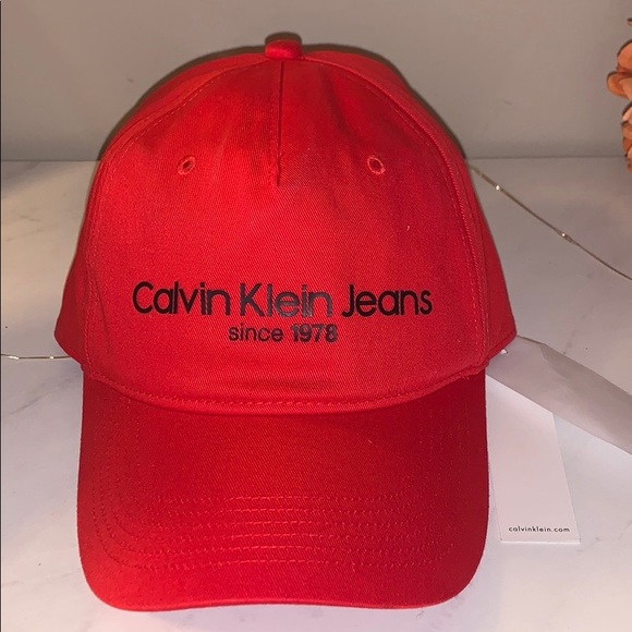 Calvin Klein Jeans Other - Red Calvin Klein Jeans Hat